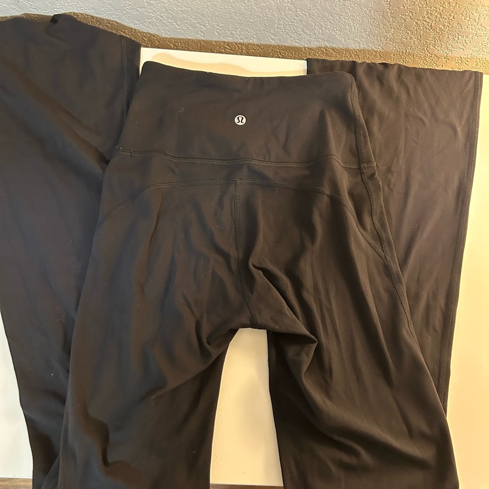 Lululemon Black Flare Yoga Pants